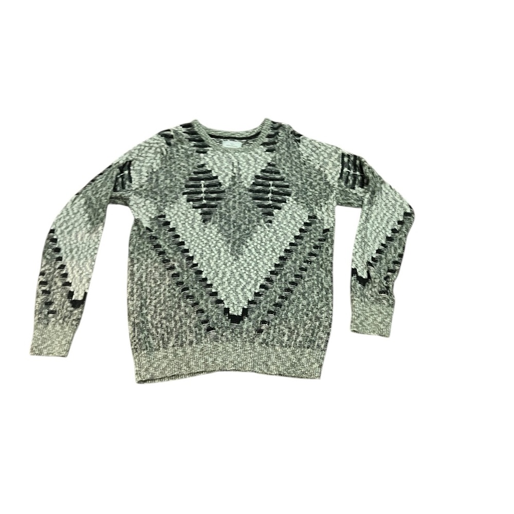 Your Neighbors Men's XL Gray Geometric Knit Sweater/‎ Pullover NWOT
